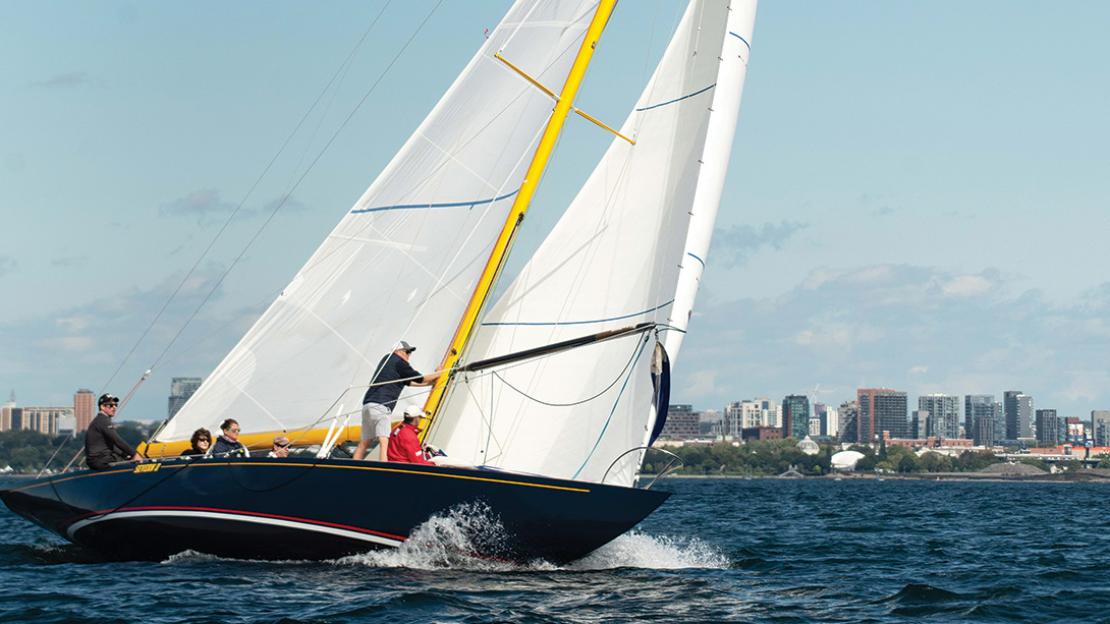 The 8-Meter-class sloop SEVERN II