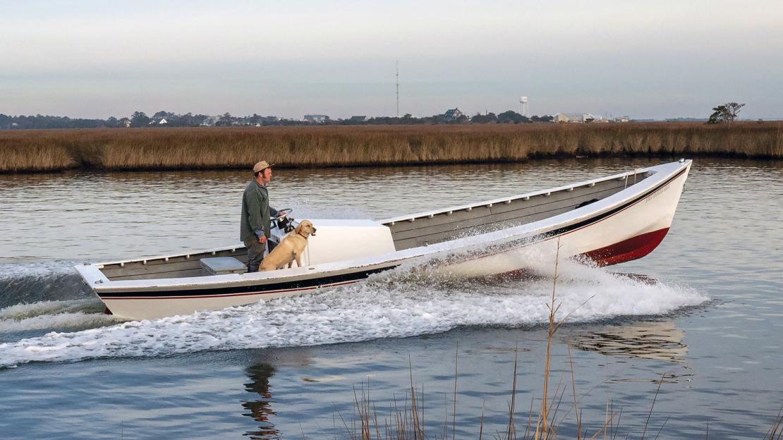 The North Carolina shad boat.