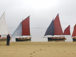 Michael Storer–designed Goat Island Skiff EPIK, the François Vivier–designed Silmaril TRUK 2, the Grand Silmaril VITAE BREVIS, and the Silmaril KERELEN 4.