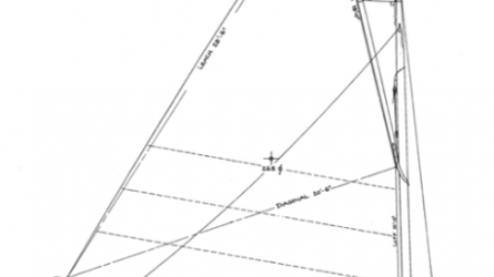18' Catboat profile