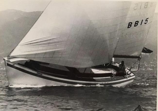 Laurent Giles Wanderer III, undersail